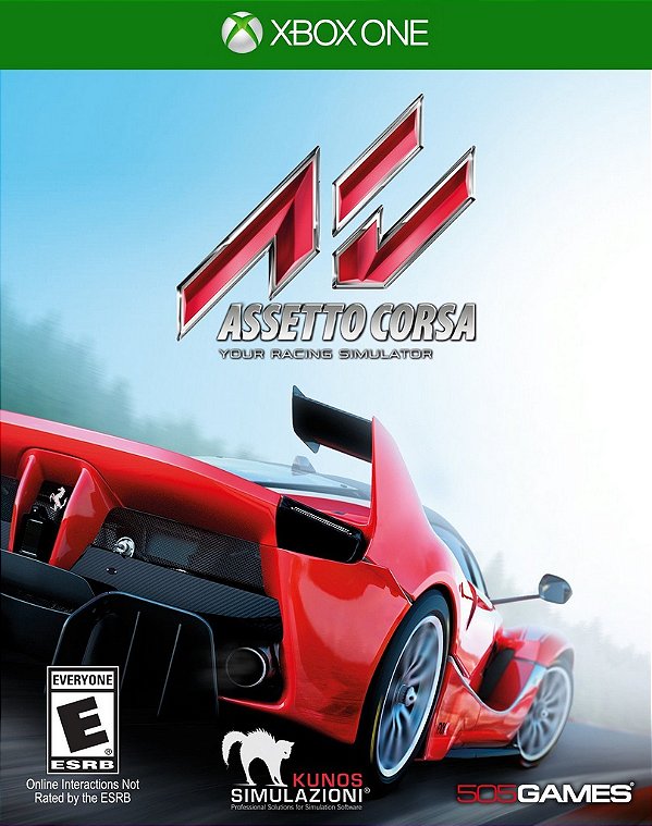 Assetto Corsa Xbox One Código de Resgate 25 Digitos
