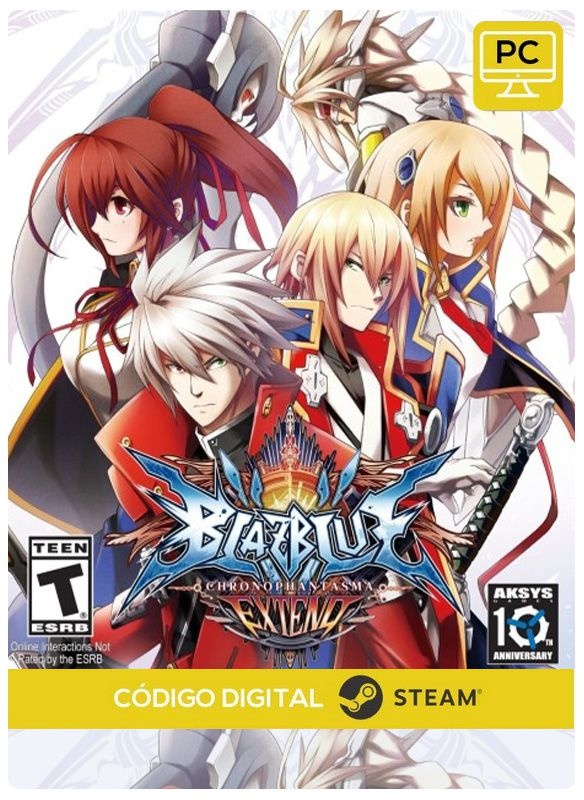 Blazblue Chronophantasma Extend Steam CD key PC Código De Resgate Digital