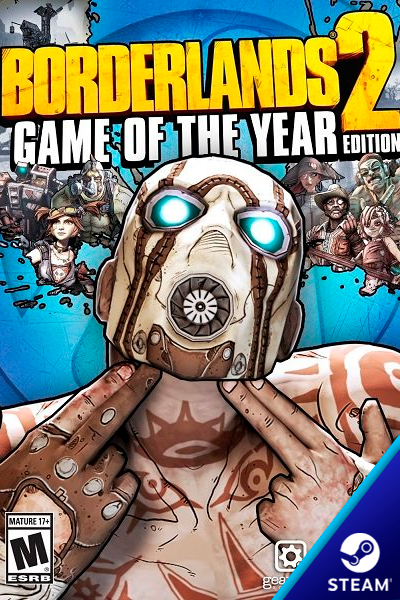 Borderlands 2 Game of the Year Edition Steam CD key PC Código De Resgate Digital