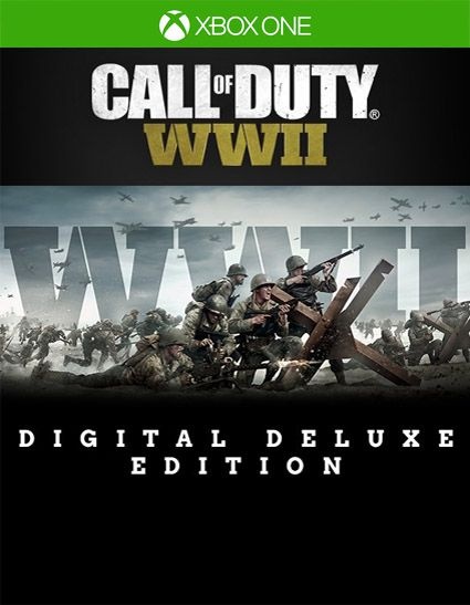 Call of Duty WWII  Digital Deluxe  Xbox one Código 25 Dígitos