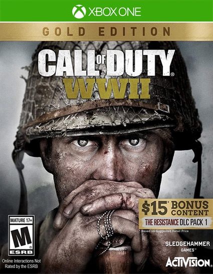 Call of Duty WWII Edição Ouro Xbox one Código 25 Dígitos