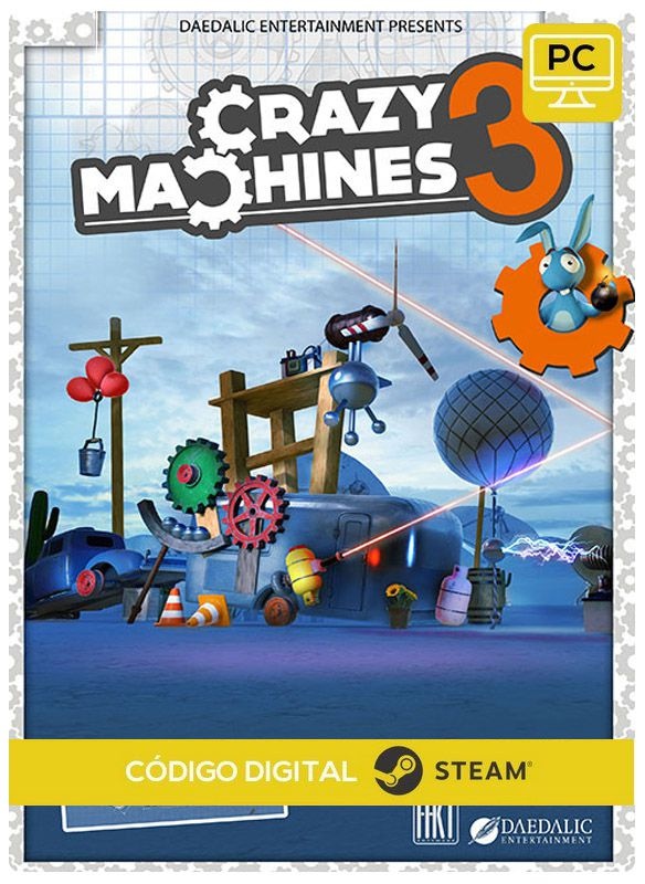 Crazy Machines 3 PC cd-key Steam Código de Resgate digital