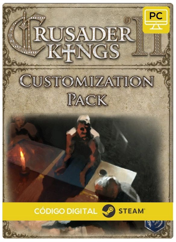 Crusader Kings II - Customization Pack DLC PC cd-key Steam Código de Resgate digital