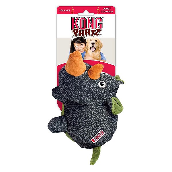 Brinquedo para Cães Kong Phatz Rhino Medium (RPA24)