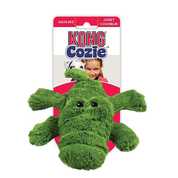 Brinquedo para Cães Kong Cozie Ali Alligator Small