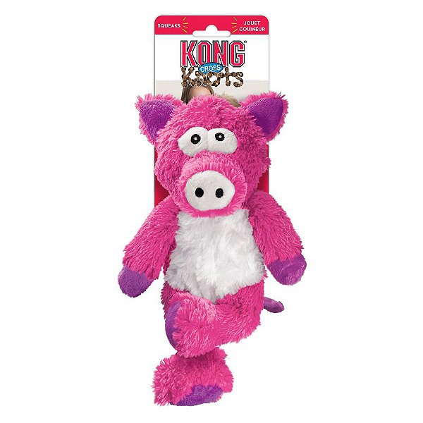 Brinquedo para Cães Kong Cross Knots Pig Medium/Large