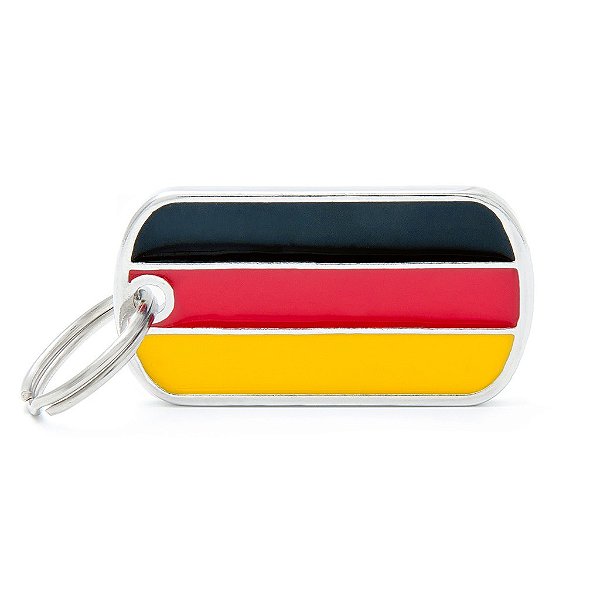 My Family Plaquinha de Identificação Bandeira Alemanha
