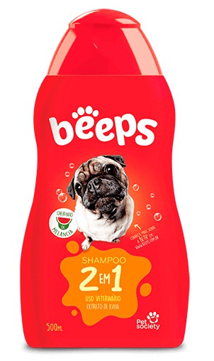 Shampoo para Cães Beeps 2 em 1 500ml