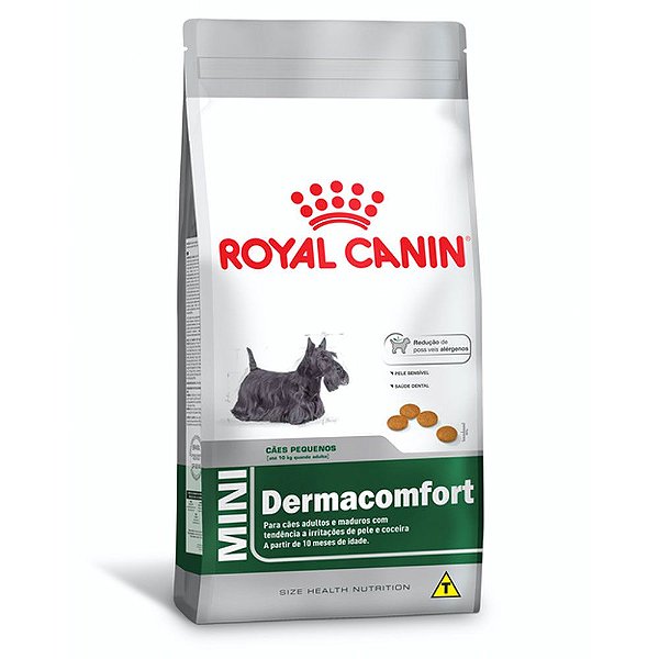 Ração Royal Canin Mini Dermacomfort para Cães Adultos Raças Pequenas - Frango