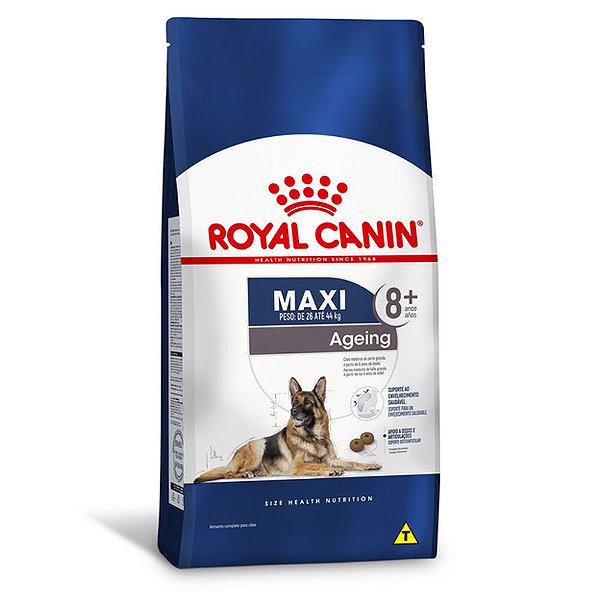 Ração Royal Canin Maxi Ageing 8+ para Cães Adultos de Raças Grandes Idosos 15kg