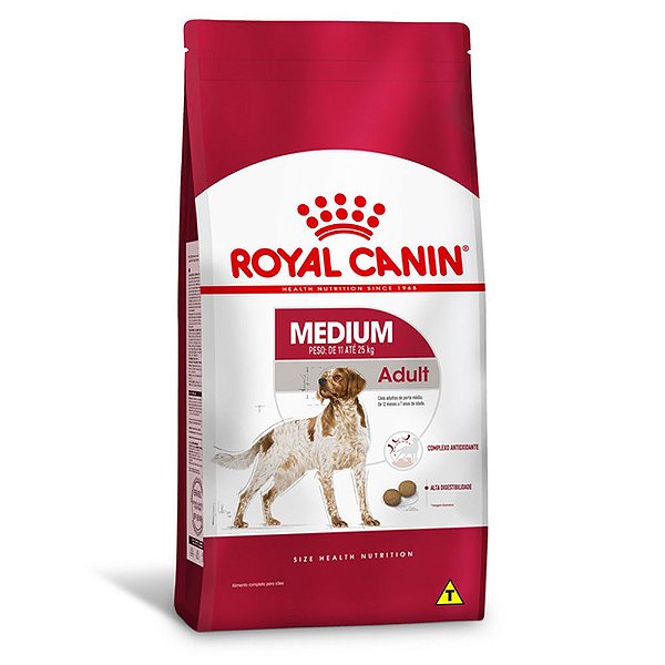 Ração Royal Canin Medium Adult para Cães Adultos de Raças Médias - Frango