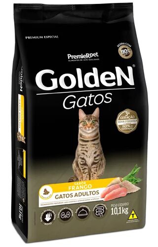 Ração para Gatos Golden Gatos Adultos sabor Frango