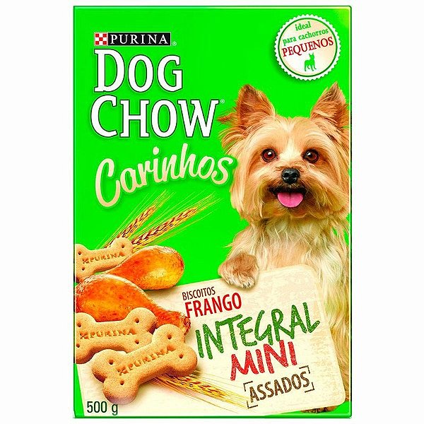 Dog Chow Biscoito Integral Mini sabor Frango