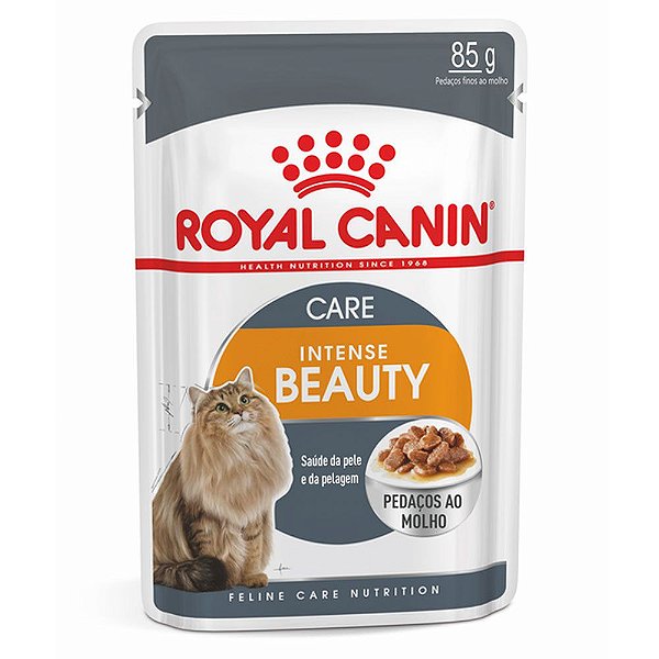 Ração Úmida para Gatos Adultos Royal Canin Sachê Intense Beauty 85g