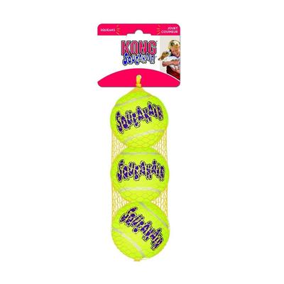 Brinquedo para Cães Kong Squeakair Tennis Balls Medium (AST2) 3 unidades