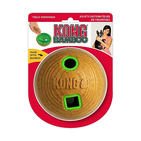 Brinquedo para Cães Kong Bamboo Feeder Ball Medium (PTB21)