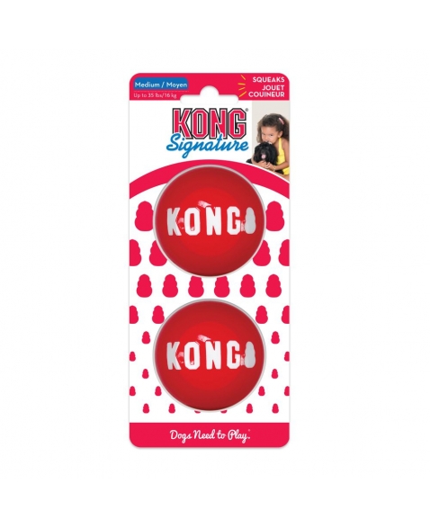Brinquedo para Cães Kong Signature Balls Medium (SKB2)