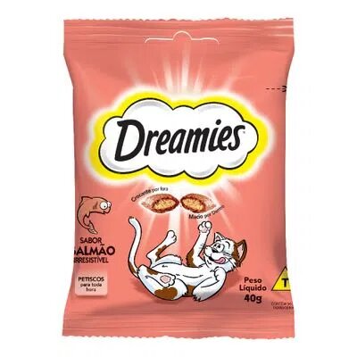 Petisco para Gatos Dreamies sabor Salmão 40g