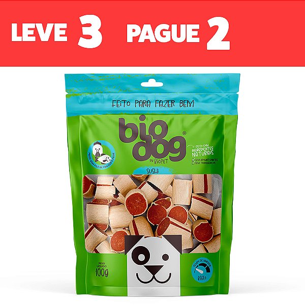Petisco para Cães Biodog Gourmet Sushi 100g