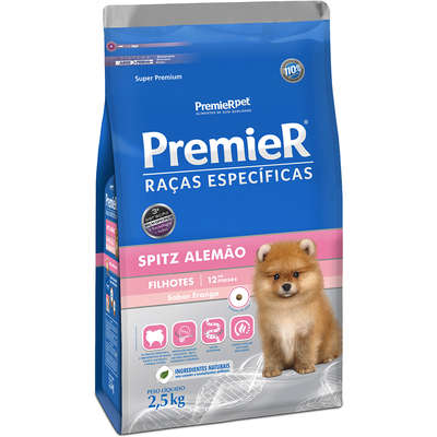 Ração para Cães Premier Raças Específicas Filhote Spitz Alemão Sabor Frango