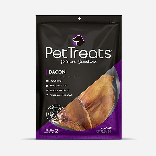 Petisco para Cães Pet Treats Bacon 2 unidades
