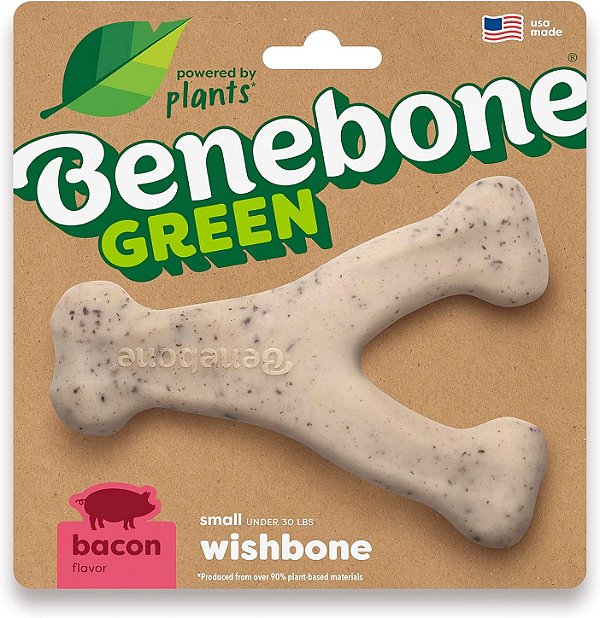 Brinquedo para Cães Benebone Green Wishbone Small