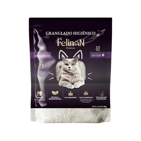 Granulado Sanitário para Gatos Felinan 4kg