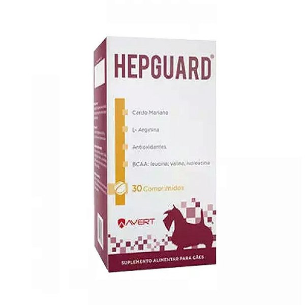 Hepguard Suplemento Alimentar para Cães com 30 Comprimidos