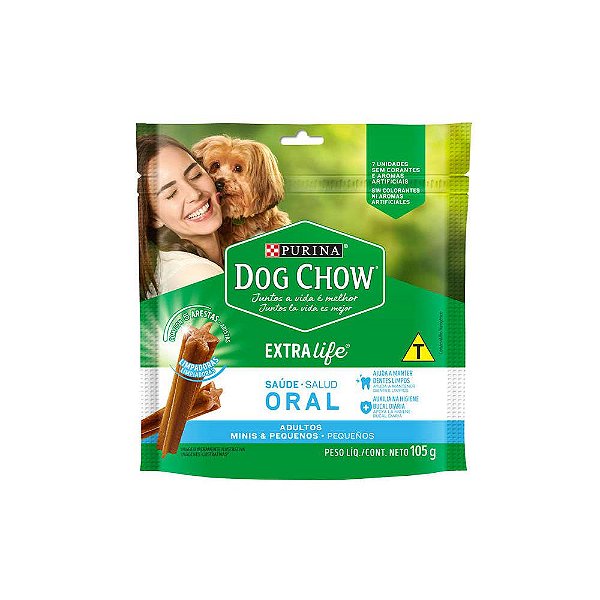 Dog Chow Saúde Oral para Cães de Raças Pequenas 105g