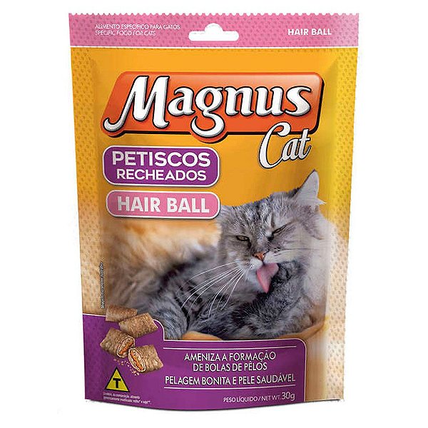 Petisco para Gatos Magnus Hair Ball 30g