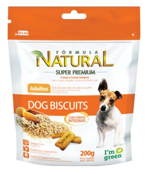 Biscoito para Cães Fórmula Natural Adultos Dog Biscuits 200g