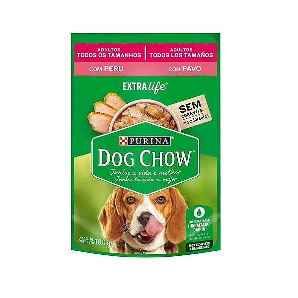 Dog Chow Sachê para Cães sabor Peru 100g