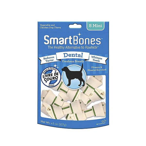 SmartBones Osso Mini Dental 8 unidades - 127g