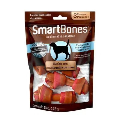 SmartBones Osso Small Manteiga de Amendoim 3 unidades - 142g
