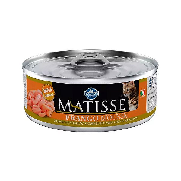 Matisse Mousse para Gatos Adultos sabor Frango 85g