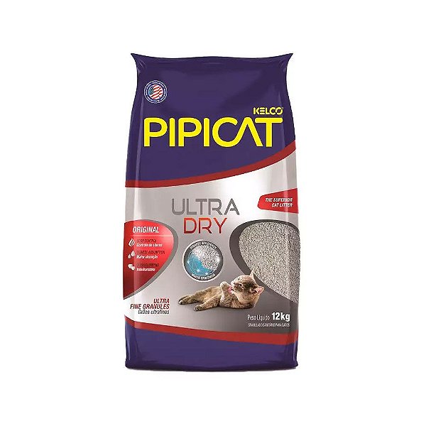 Pipicat Ultra Dry Granulado Sanitário 12kg