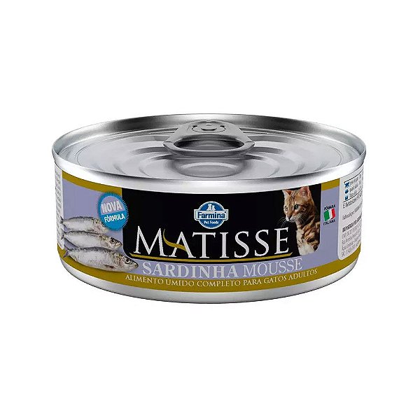 Matisse Mousse para Gatos Adultos sabor Sardinha 85g