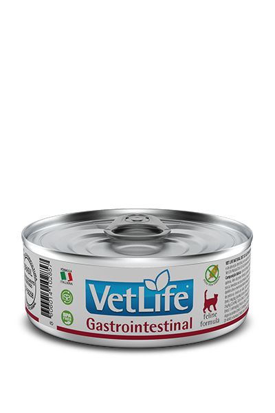 Ração Úmida para Gatos Vet Life Gastro Intestinal Lata 85g