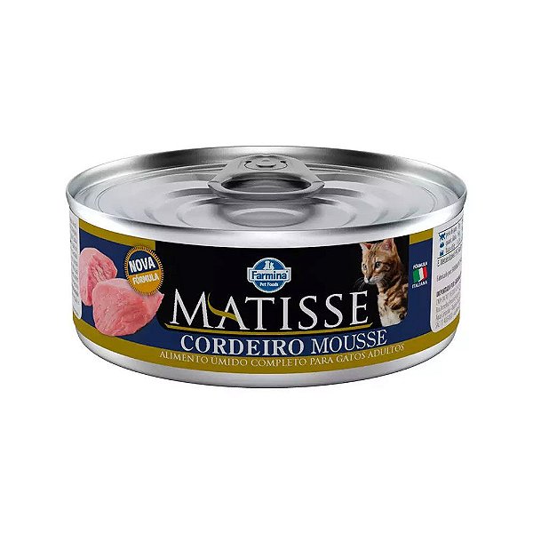 Matisse Mousse para Gatos Adultos sabor Cordeiro 85g