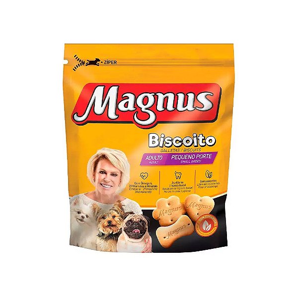 Magnus Biscoito para Cães Adultos de Pequeno Porte sabor Original 400g