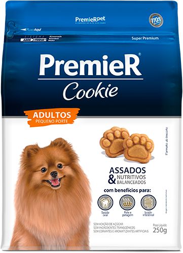 Biscoito para Cães Adultos Premier Cookie Pequeno Porte 250g