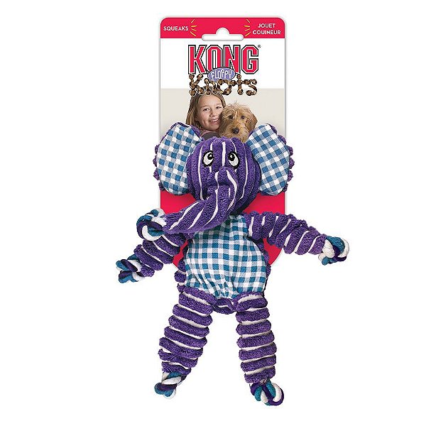Brinquedo para Cães Kong Floppy Knots Elephant Medium/Large