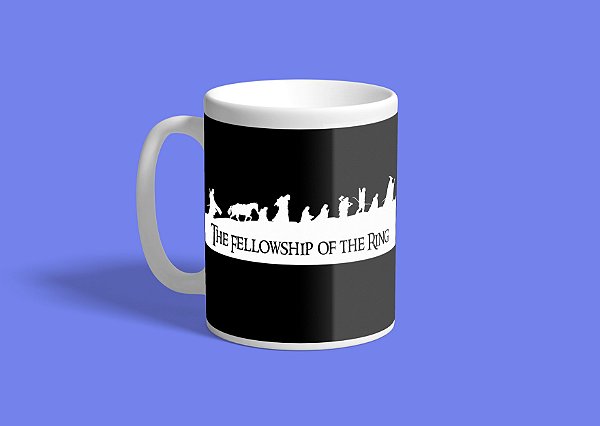 Caneca The Fellowshio of the Ring 325ml