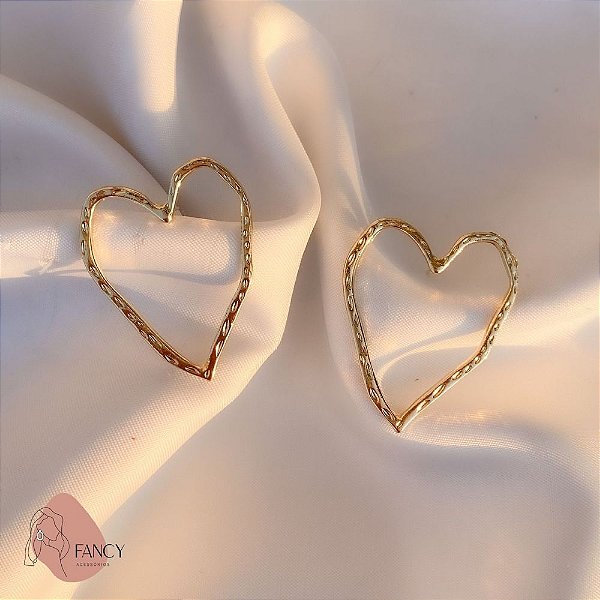 Brinco Gold Heart