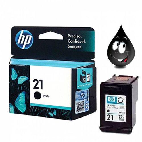 Cartucho de Tinta original HP 21 Preto