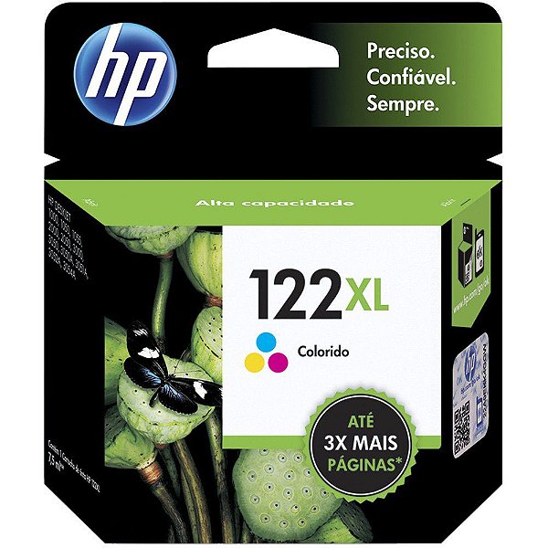 Cartucho HP 122 XL COLOR Original Color CH564HB