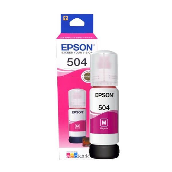Refil de Tinta Epson 504 Magenta - 70ml