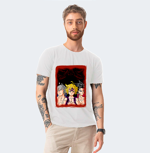 Camiseta Nanatsu No Taizai | Clã dos Demônios