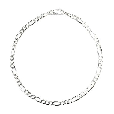 Pulseira Masculina  3x1- 3mm - Prata 925