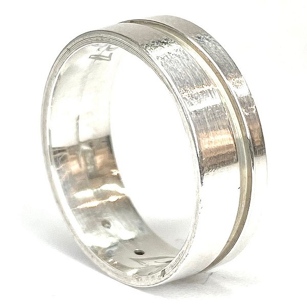 Par de Alianças 6mm Seul - Prata 950